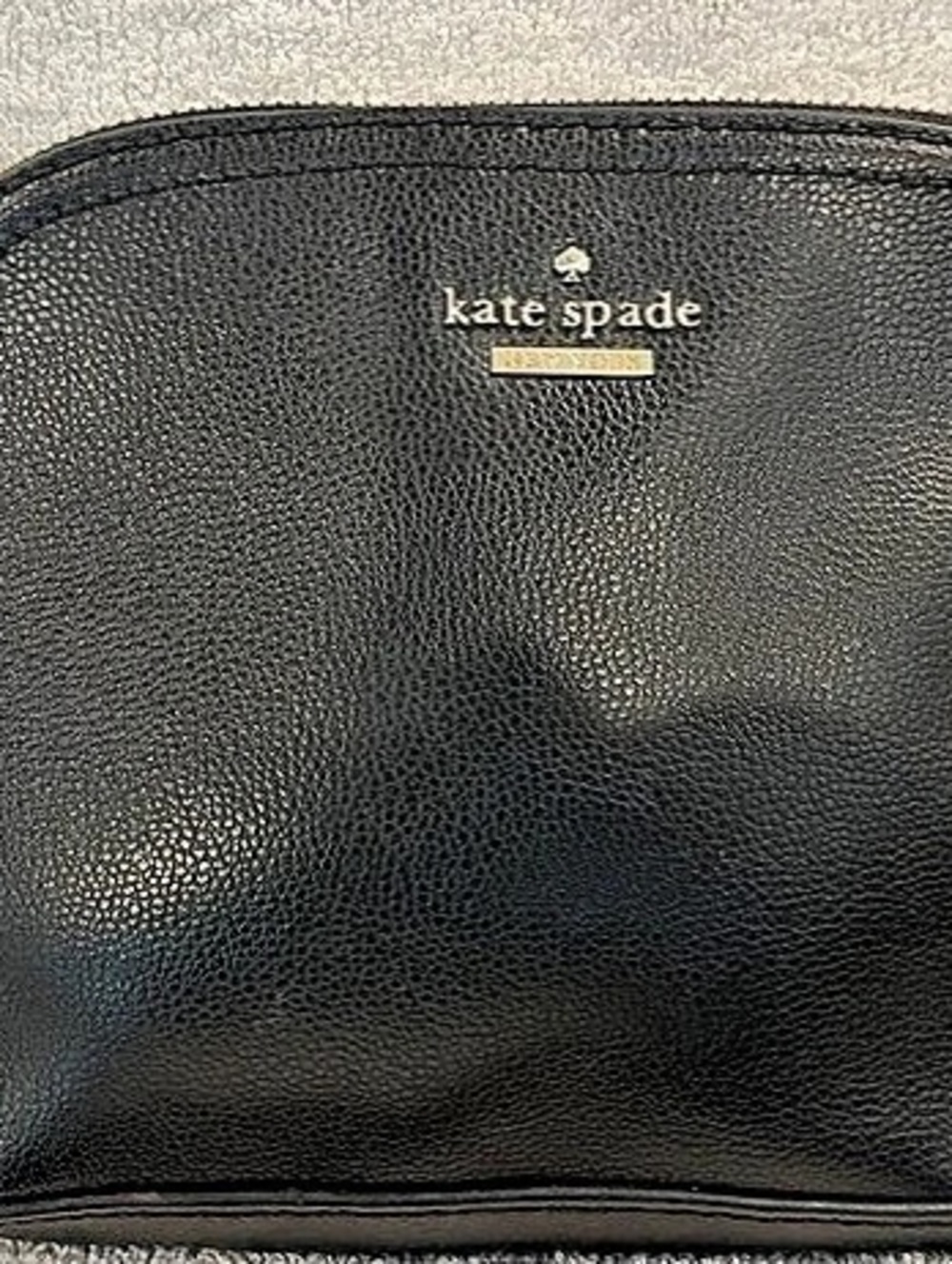kate spade Black Leather-Look Crossbody Bag